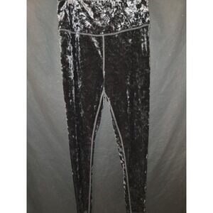 SO VELOUR PERFECTLY SOFT YOGA HIGH-RISE Womens Black Gym Yoga‎ Leggings sz M